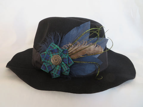Black Watch Tartan Hat Clip
