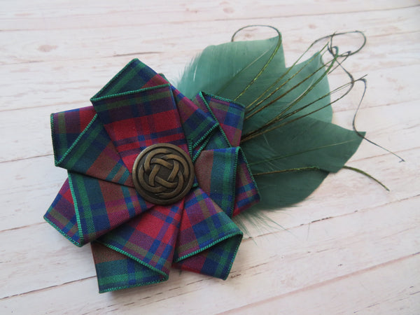 Lindsay Tartan Hat Clip