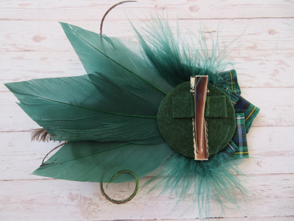 Campbell Tartan Hat Clip