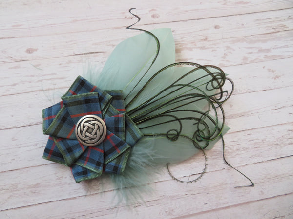 Flower of Scotland Tartan Hat Clip