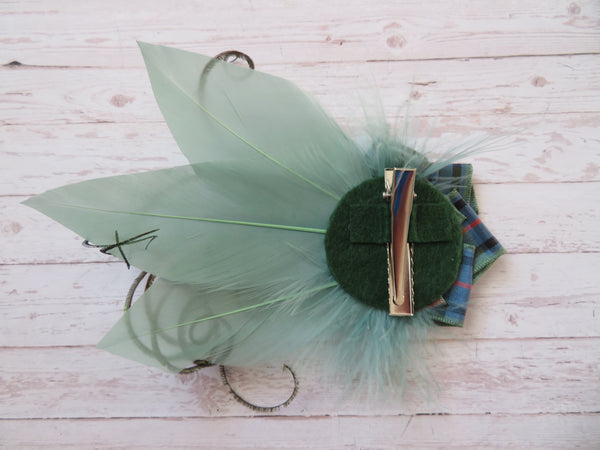 Flower of Scotland Tartan Hat Clip