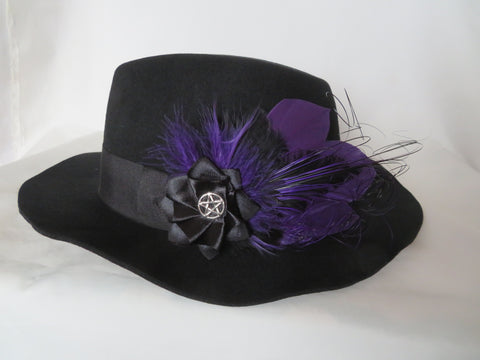 Purple & Black Olivia Hair Clip
