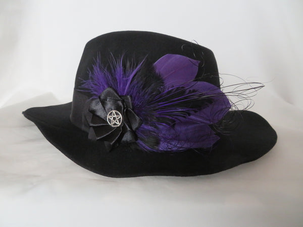 Purple & Black Olivia Hair Clip