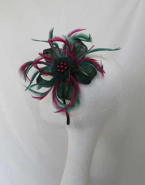Dark Green & Plum Burgundy Mini Lily