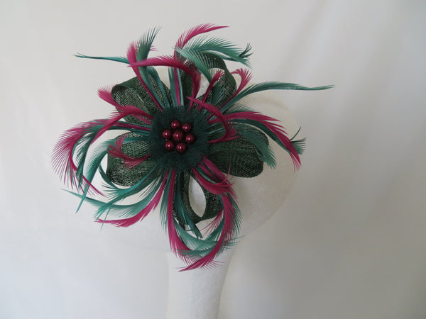 Dark Green & Plum Burgundy Mini Lily