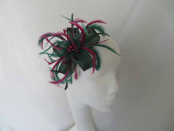 Dark Green & Plum Burgundy Mini Lily