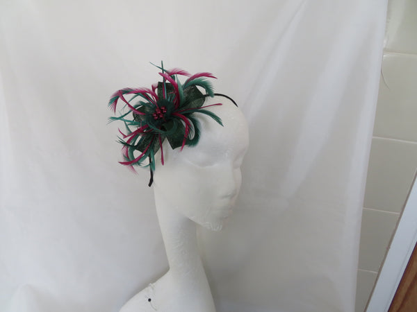 Dark Green & Plum Burgundy Mini Lily
