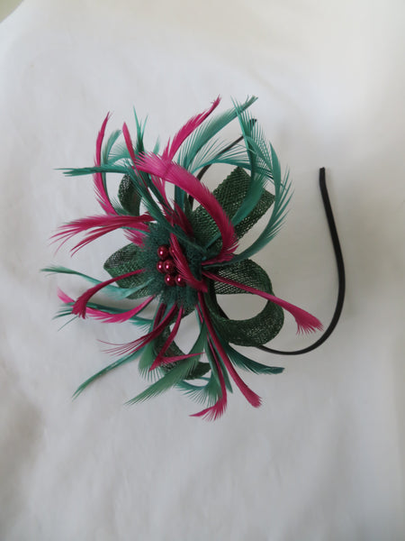 Dark Green & Plum Burgundy Mini Lily