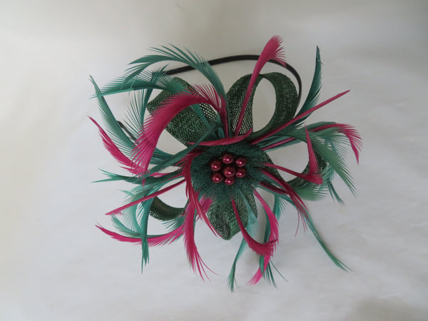 Dark Green & Plum Burgundy Mini Lily