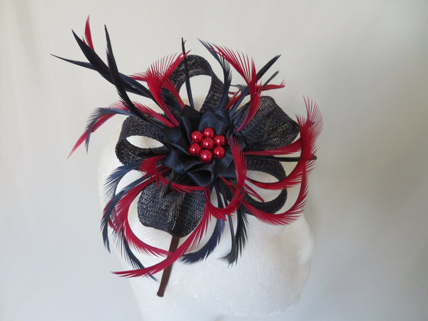 Navy & Burgundy Mini Lily