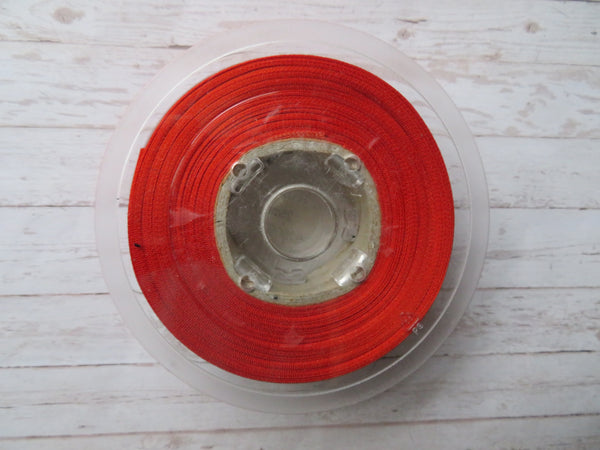 Orange Single Face Satin Ribbon Roll 25 mm wide x 22.5 m