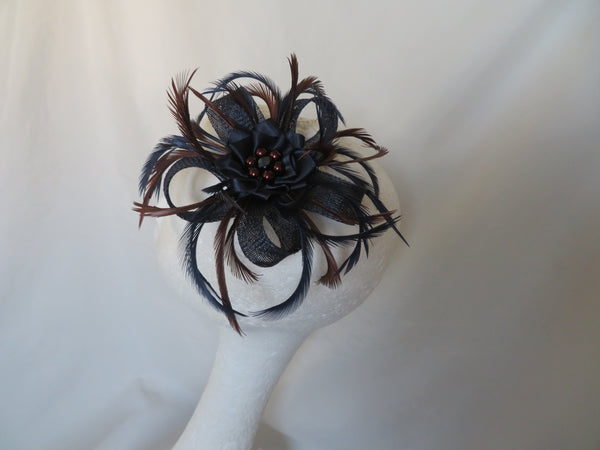 Navy & Chocolate Brown Mini Lily