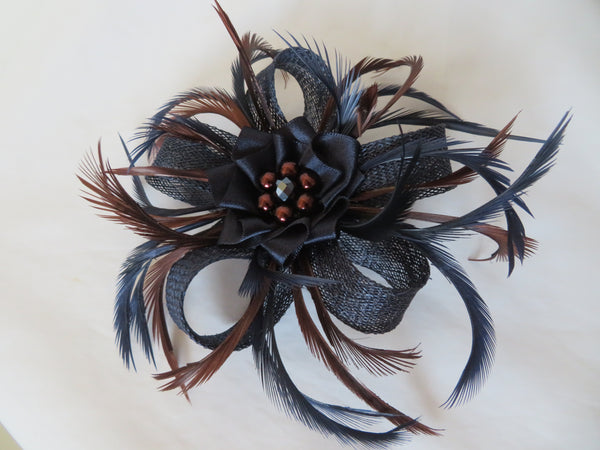 Navy & Chocolate Brown Mini Lily