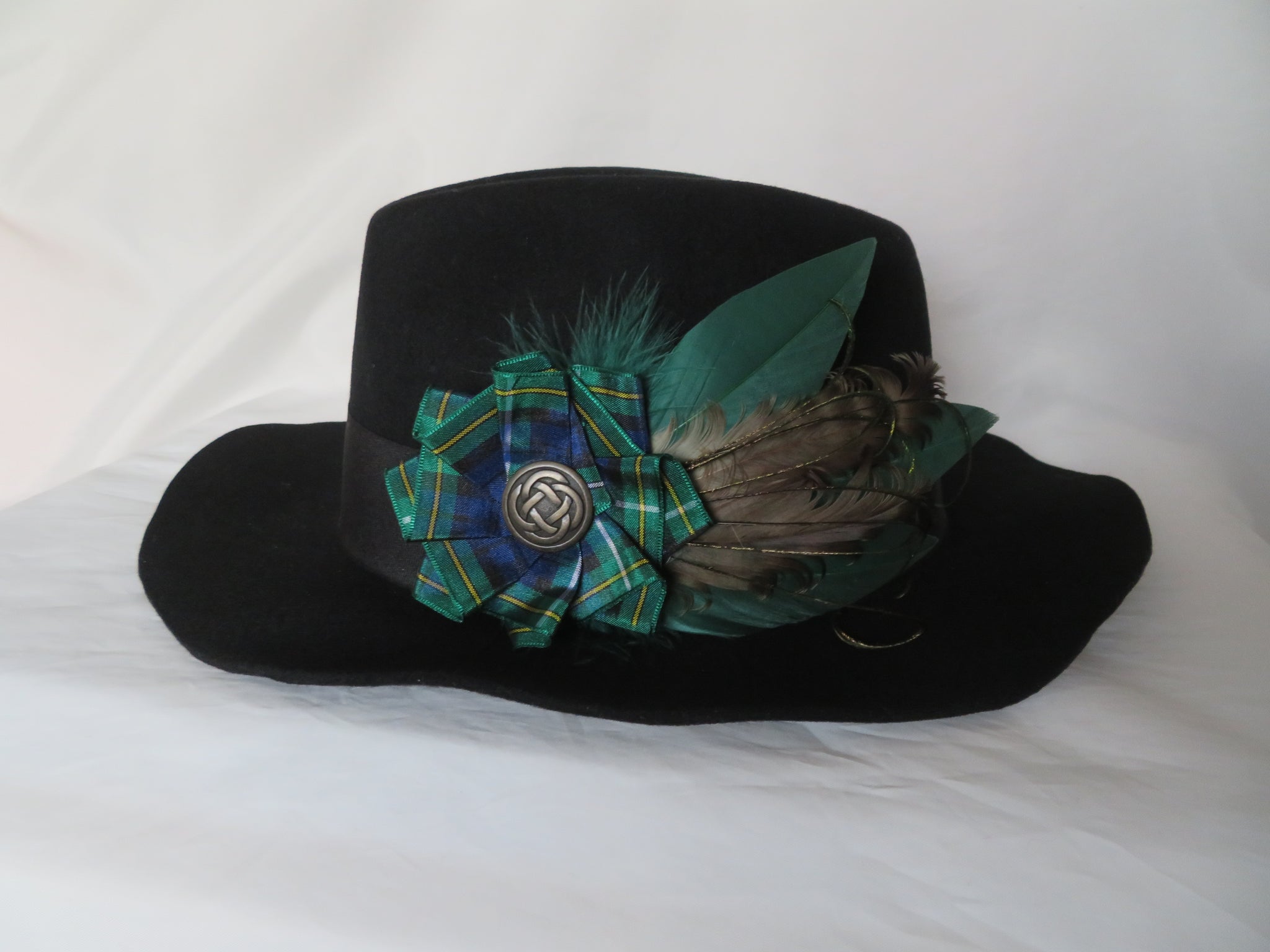 Campbell Tartan Hat Clip