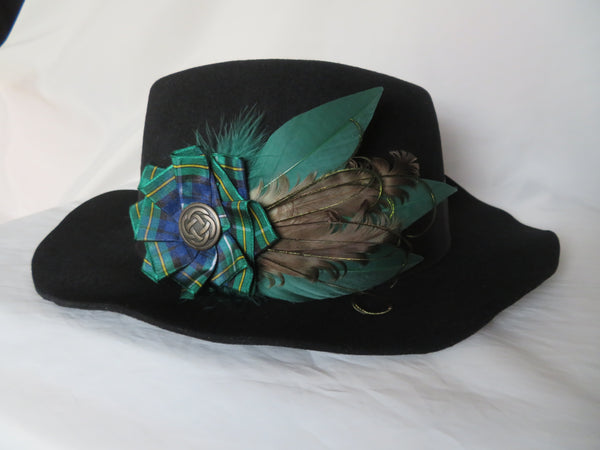 Campbell Tartan Hat Clip