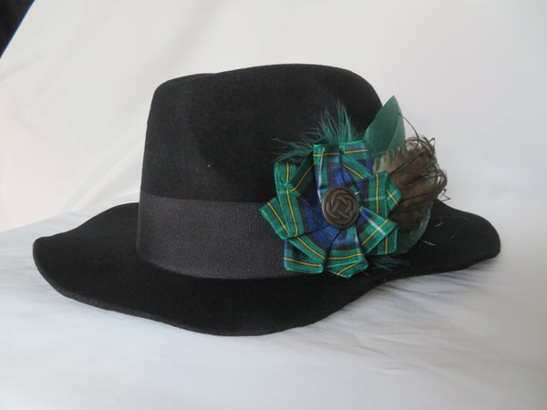 Campbell Tartan Hat Clip