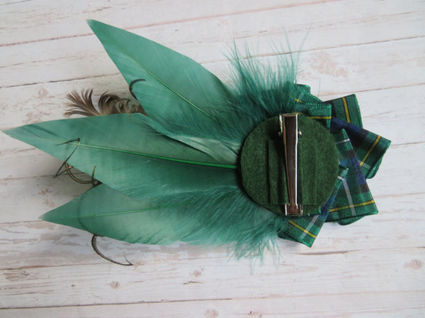Campbell Tartan Hat Clip