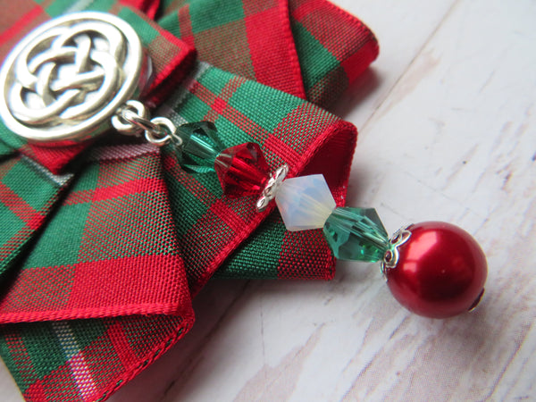 MacGregor Beaded Ruffle Brooch