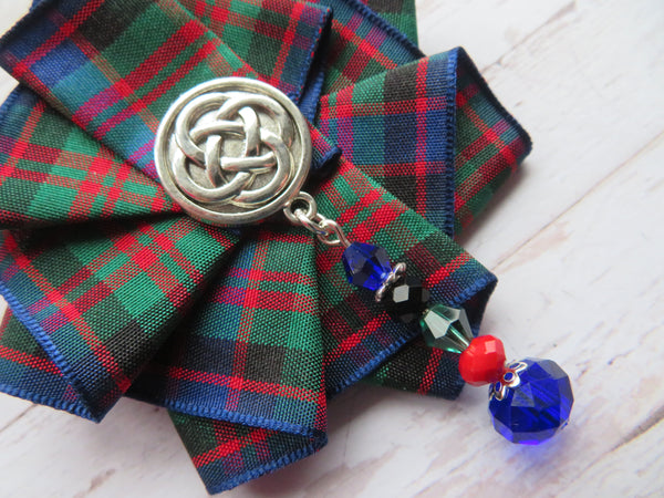 MacDonald Beaded Ruffle Brooch