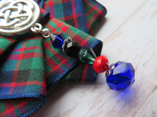 MacDonald Beaded Ruffle Brooch