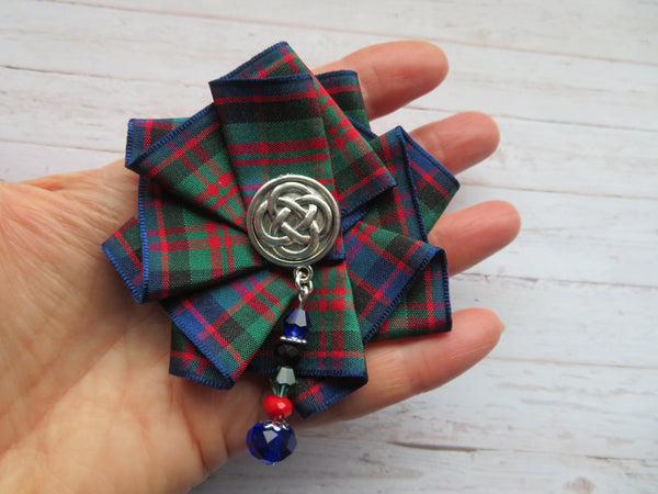 MacDonald Beaded Ruffle Brooch