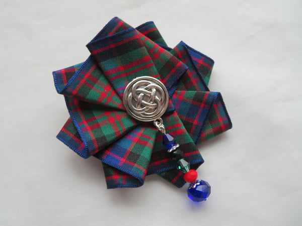 MacDonald Beaded Ruffle Brooch