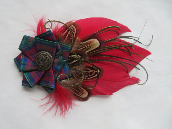 Cranberry Lindsay Tartan Hat Clip
