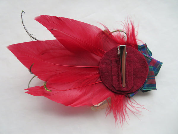 Cranberry Lindsay Tartan Hat Clip