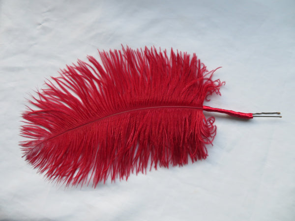 Regency Ostrich Plume Hair Piece