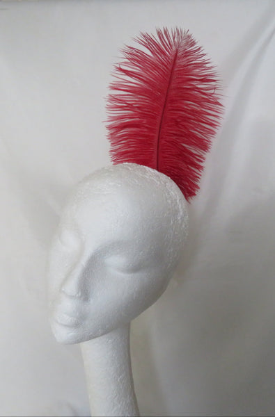Regency Ostrich Plume Hair Piece – Feather Hair Accessory
