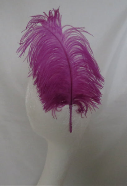 Regency Ostrich Plume Hair Piece