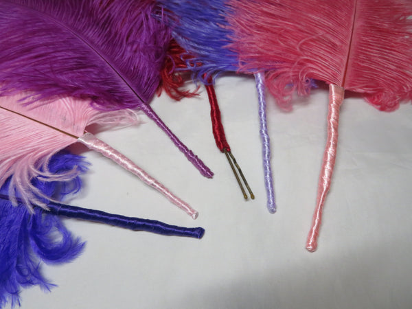 Regency Ostrich Plume Hair Piece