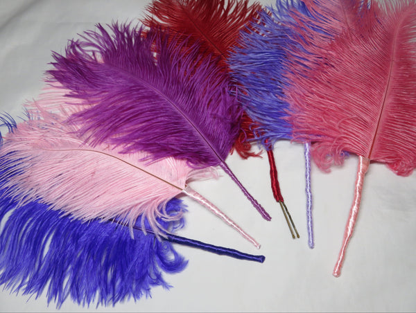 Regency Ostrich Plume Hair Piece – Feather Hair Accessory