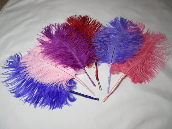 Regency Ostrich Plume Hair Piece