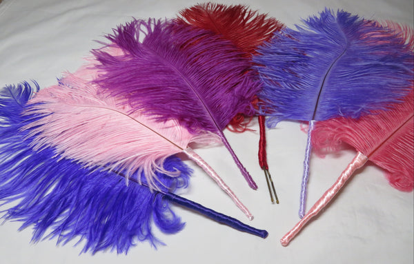 Regency Ostrich Plume Hair Piece – Feather Hair Accessory