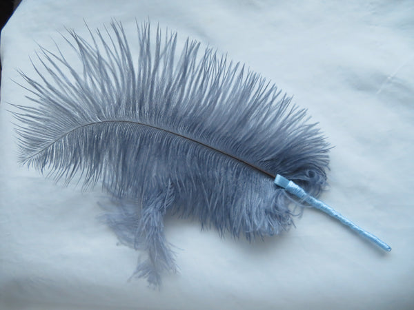 Regency Ostrich Plume Hair Piece