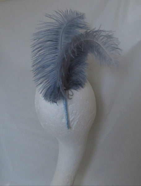 Regency Ostrich Plume Hair Piece