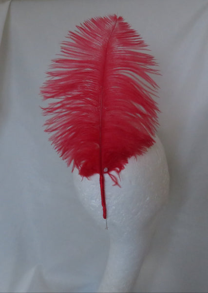 Regency Ostrich Plume Hair Piece