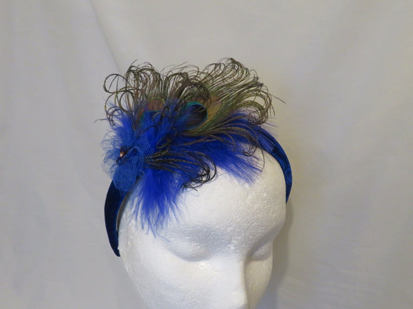 Royal Blue Victoriana Headband