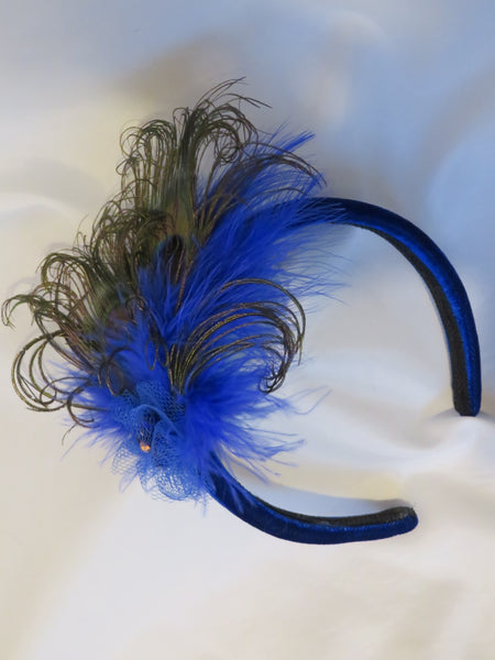 Royal Blue Victoriana Headband