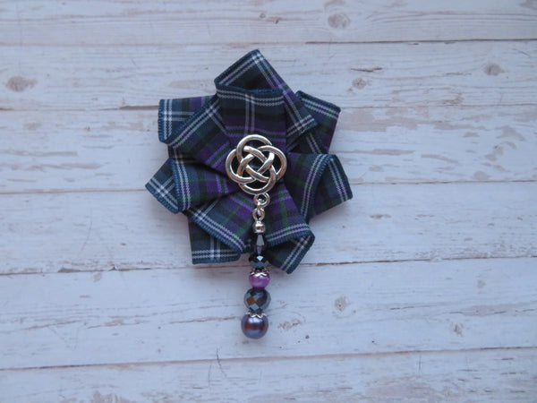 Pride of Bannockburn Beaded Brooch