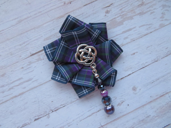 Pride of Bannockburn Beaded Brooch