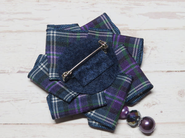 Pride of Bannockburn Beaded Brooch