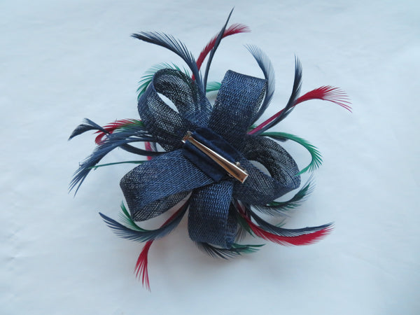 Navy Burgundy and Dark Green Tartan Mini Lily