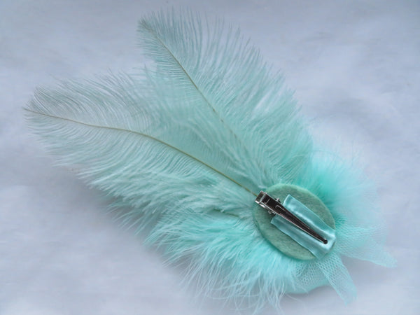 Aqua Sea Green Austen Headpiece