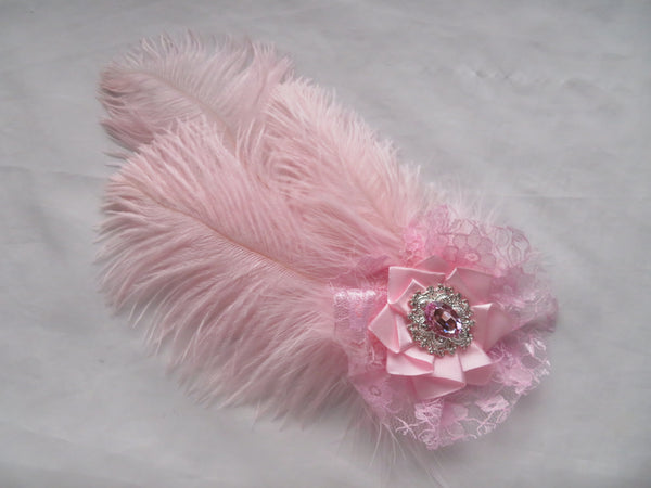 Pale Pink Austen Headpiece