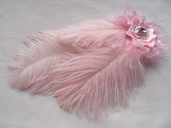 Pale Pink Austen Headpiece