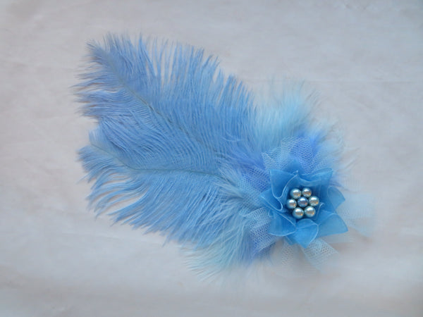 Hyacinth Blue Austen Headpiece