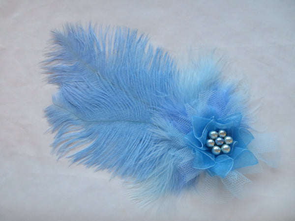 Hyacinth Blue Austen Headpiece