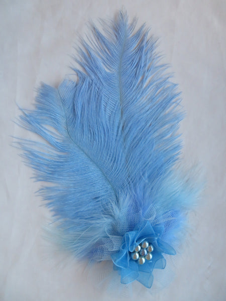 Hyacinth Blue Austen Headpiece